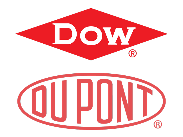 Former USDA secretaries Mike Johanns and Dan Glickman explain that U.S. agriculture needs to keep a major U.S.-based seed-and-chemical giant like Dow-DuPont. (Logos courtesy of Dow and DuPont)